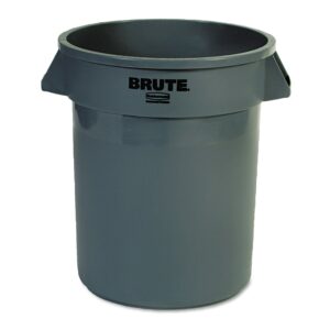 rubbermaid fg262000gray brute round container, 20 gal capacity, gray