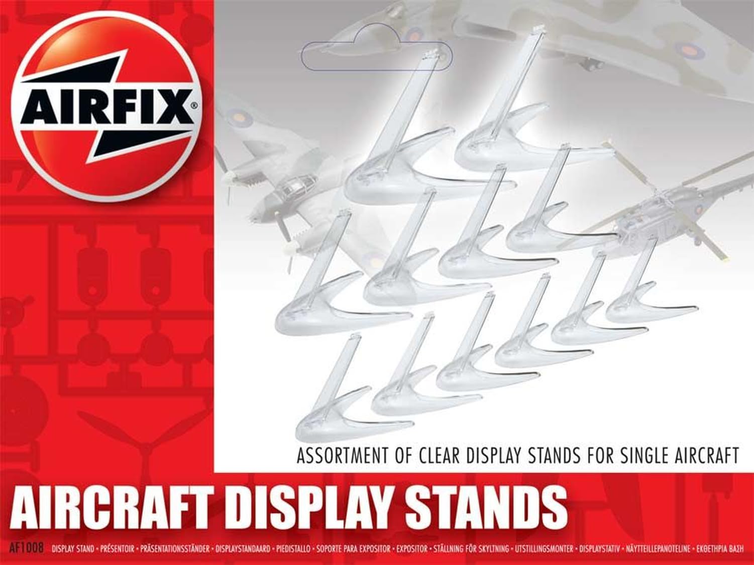 Airfix AF1008 Assortment of Small Aircraft Display Stands Model Building Kit