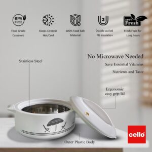 Cello Chef Deluxe Hot-Pot Insulated Casserole Food Warmer/Cooler, 3.5-Liter