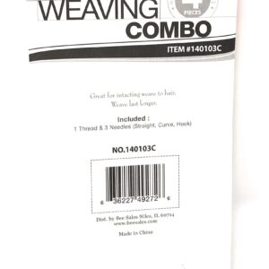 Weaving Combo, Needles and Thread Set, Black