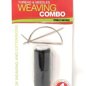 Weaving Combo, Needles and Thread Set, Black