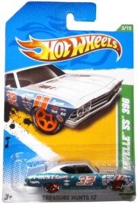 2012 hot wheels treasure hunts '69 chevy chevelle ss 396 silver/blue green #53/247