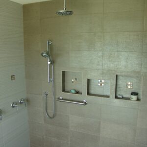 EZ-NICHES - USA - Ready for Tile Niche Preformed Bathroom Recess It Shower Shampoo Shelf (14" X 14")