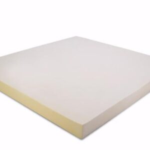 Memory Foam Solutions California King 2-Inch Thick 5-Pound Density Visco Elastic Memory Foam Mattress Pad Bed Topper