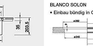 BLANCO Solon-IF Waste System, 290 x 290 x 215 mm, Stainless Steel