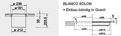 BLANCO Solon-IF Waste System, 290 x 290 x 215 mm, Stainless Steel