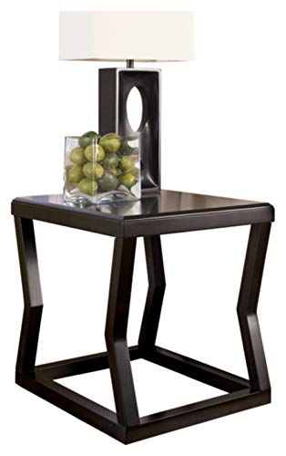 Signature Design by Ashley T592-3 End Table, 30.25" W x 25.50" D x7.00 H, Brown