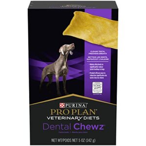 purina pro plan veterinary diets dental chewz dog treats - 5 oz. box