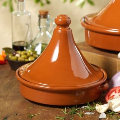 Terra Cotta Tagine Cookware – 10 inch/serves 4