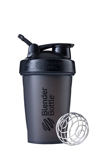 Black Blender Bottle Variety Pack- (1) 28 Oz (Large) + (1) 20 Oz (Mini)