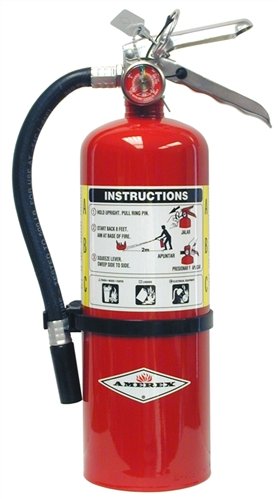 Amerex 402T, 5lb ABC Dry Chemical Class A B C Fire Extinguisher