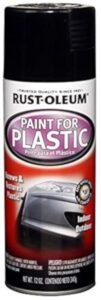 rust-oleum black automotive 248649 12-ounce paint for plastic spray, gloss, 11 ounce (pack of 1), 12 ounce