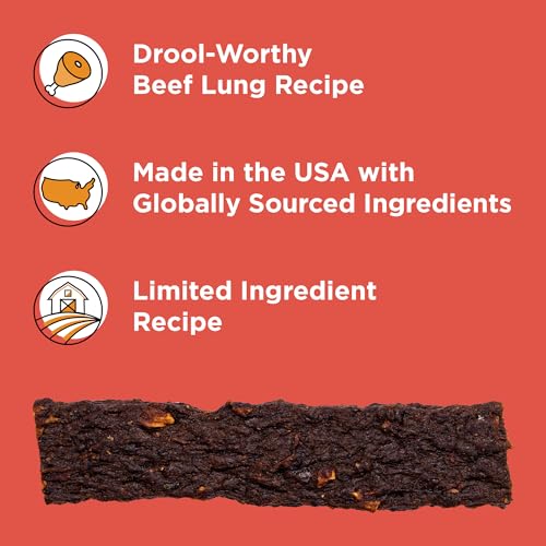 BIXBI Skin & Coat Support Beef Liver Jerky Dog Treats, 5 Oz - USA Made Grain Free Dog Treats - Antioxidant Rich To Support Shiny, Full Bodied Coats - High In Protein, Whole Food Nutrition, No Fillers