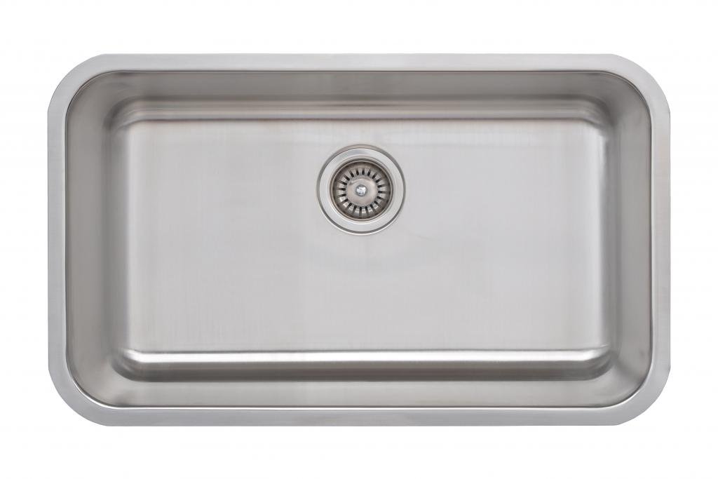 Wells Sinkware Stainless Steel Single Bowl Undermount Kitchen Sink 3018-9