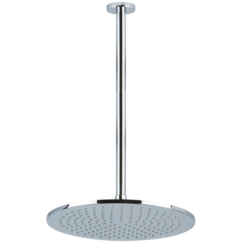 Rainhead Ceiling Mount Shower Head Finish / Arm Length: Chrome / 14"