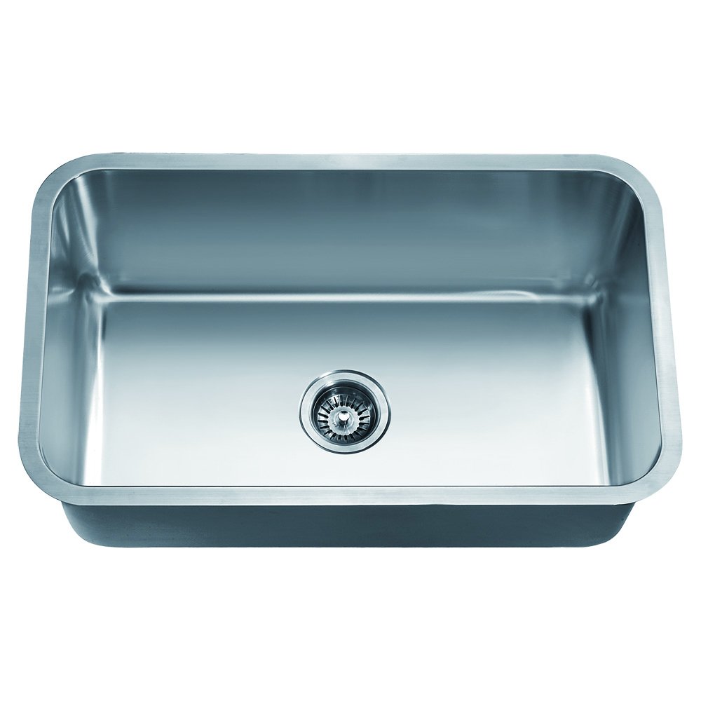 Dawn ASU106 Kitchen Sink, Polished Satin