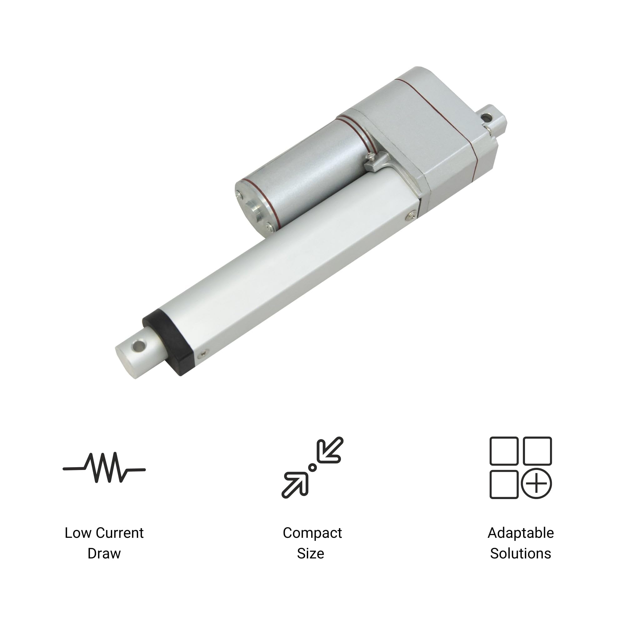 Progressive Automations 12V Potentiometer Feedback Mini Linear Electric Actuator: 4", 150 lbs, Innovative Compact Design, Versatile Capabilities for Home General Automation, Automotive, Manufacturing