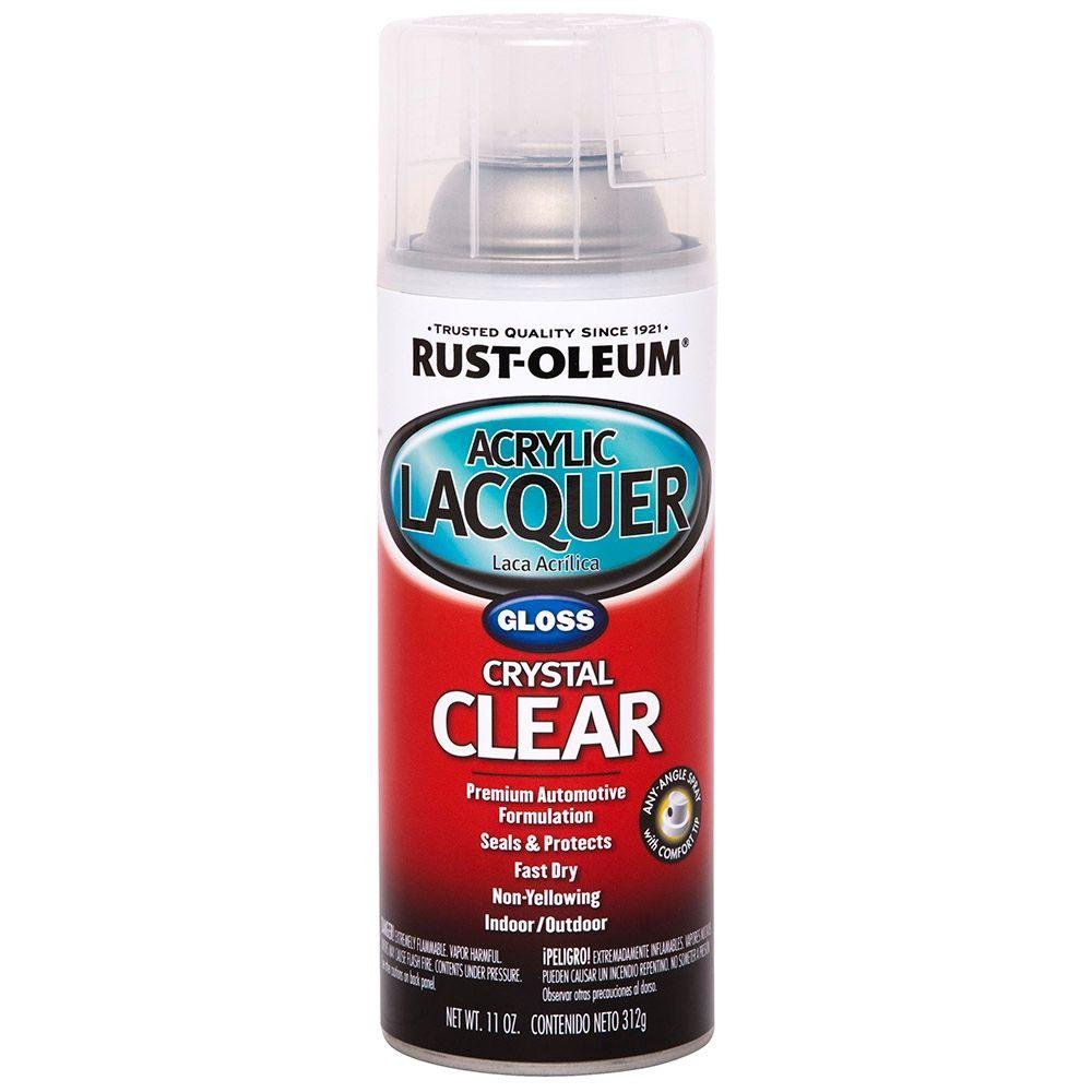 Rust-Oleum Automotive 253366 Acrylic Lacquer Spray, Clear Gloss, 11-Ounce (pack of 1)