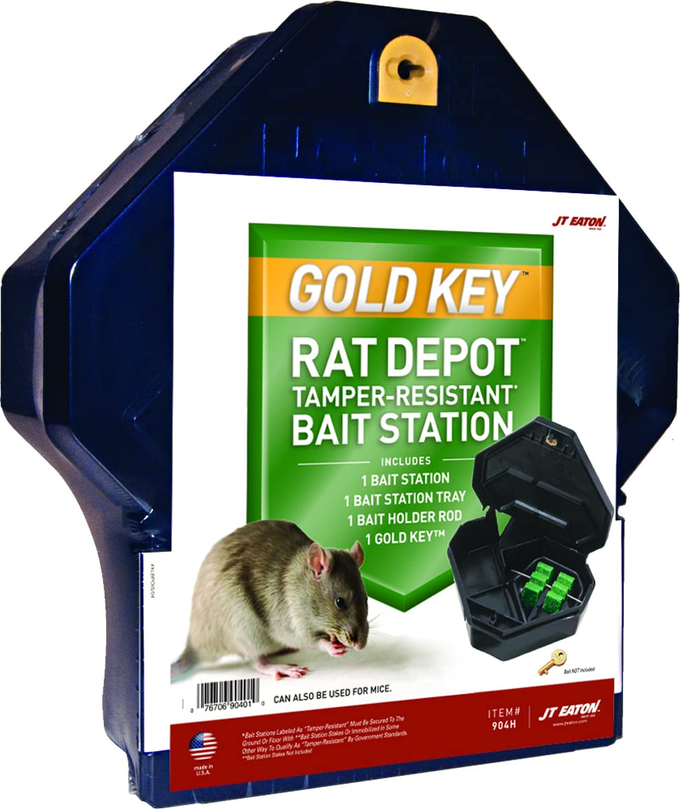 JT Eaton 904H Gold Key Rat Depot Bait Station