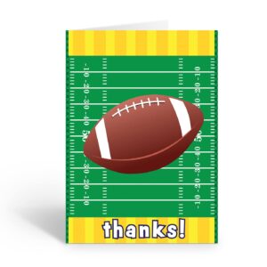 Stonehouse Collection | Football Team Thank You Cards | Football Coach Appreciation Cards| Football Parent Thank You Cards (Football Field)