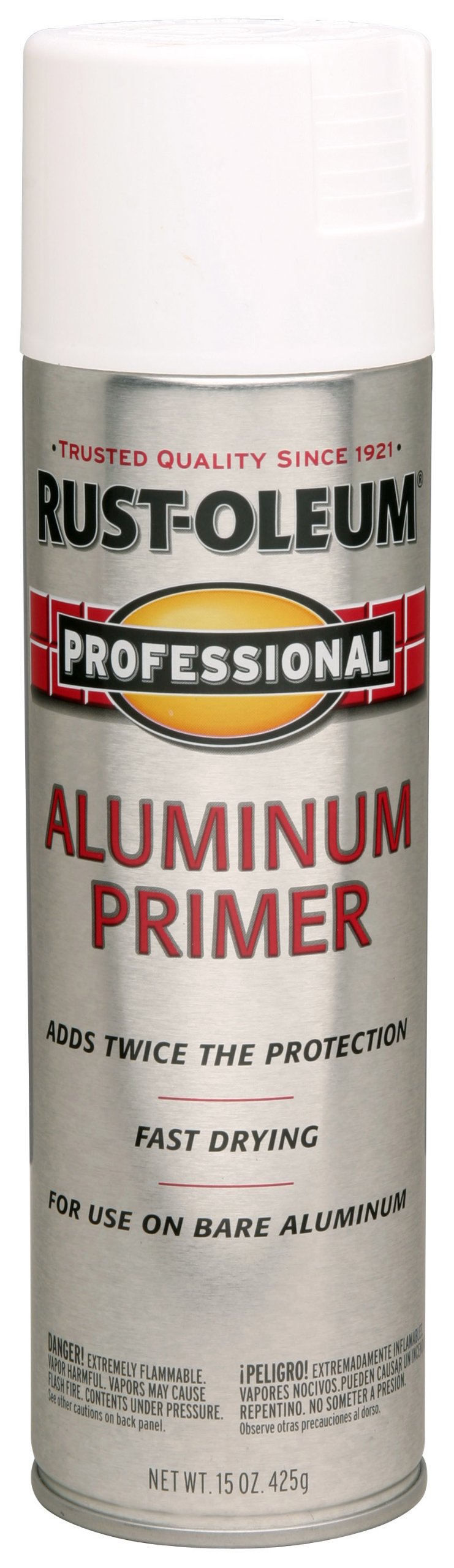 Rust-Oleum 254170 Professional Primer Spray Paint, 15 oz, Aluminum