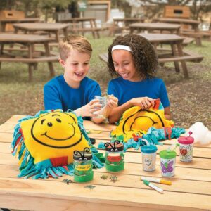 Smile Face Fleece Pillow Craft Kit - Crafts for Kids and Fun Home Activities