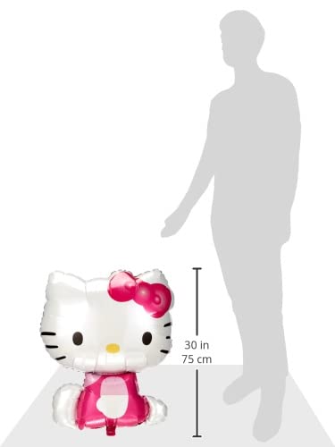 Anagram International Hello Kitty Shop Side Pose Party Balloon, 27", Multicolour