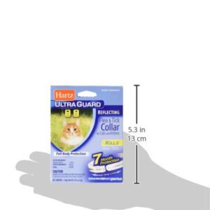 Hartz Ultra Guard Reflecting Flea & Tick Cat Collar, White 1 Each