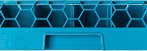 Carlisle FoodService Products RG3614 OptiClean 36 Compartment Glass Rack, 2.94" Compartments, Blue (Pack of 6)