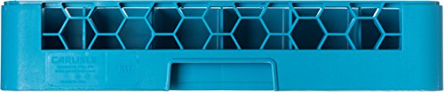 Carlisle FoodService Products RG3614 OptiClean 36 Compartment Glass Rack, 2.94" Compartments, Blue (Pack of 6)