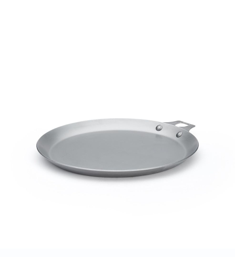 De Buyer Mineral B Pancake Frying Pan with Detachable Element, 26 cm, Silver