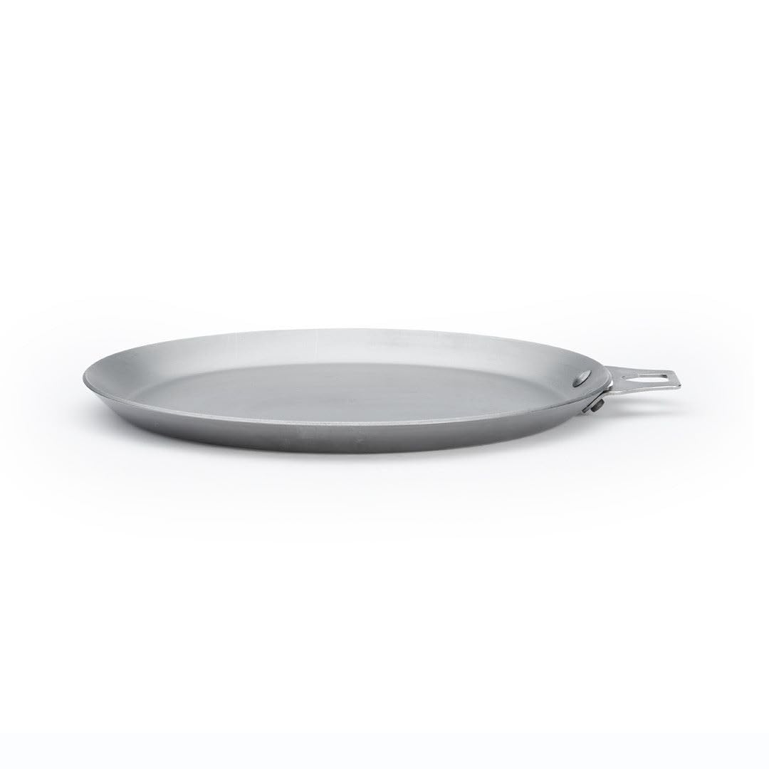 De Buyer Mineral B Pancake Frying Pan with Detachable Element, 26 cm, Silver