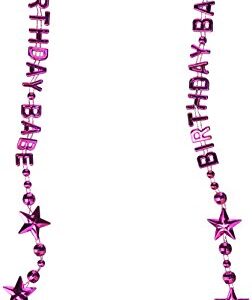 Birthday Babe Beads-Of-Expression Party Accessory (1 count) (1/Card)