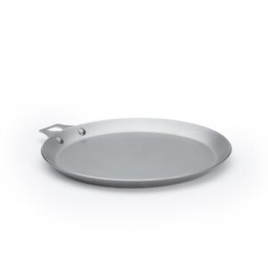 De Buyer Mineral B Pancake Frying Pan with Detachable Element, 26 cm, Silver