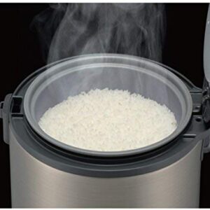 Tiger JNP-S10U Silver Stainless Steel Electronic Rice Cooker and Warmer 5.5 Cups