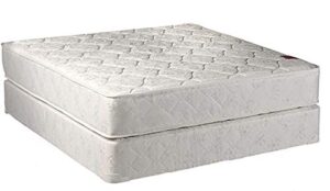 legacy medium firm full size (54"x75"x7") mattress and box spring set - fully assembled, orthopedic, good back support, sleep system with enhance support and longlasting by dream solutions usa