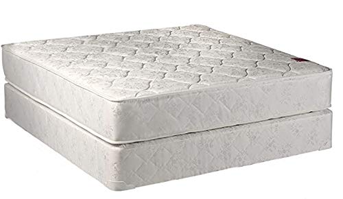 Legacy Medium Firm Full Size (54"x75"x7") Mattress and Box Spring Set - Fully assembled, Orthopedic, Good back support, Sleep System with Enhance Support and Longlasting by Dream Solutions USA