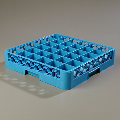 Carlisle FoodService Products RG3614 OptiClean 36 Compartment Glass Rack, 2.94" Compartments, Blue (Pack of 6)