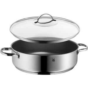 WMF 0761406380 Serving and Braising Pan with Glass Lid Diameter 28 cm