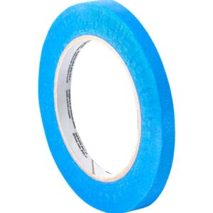 3M 2090 ScotchBlue Painters Tape - 0.25 in. (W) x 180 ft. (L) Masking Tape Roll for Medium Adhesion. Painting Wall Preparation