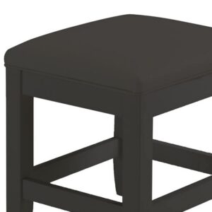 Home Styles Bedford Black Vanity Bench