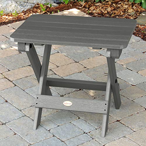 highwood Folding Adirondack Side Table, Coastal Teak