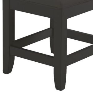 Home Styles Bedford Black Vanity Bench