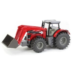 Siku 1985 Farmer Massey Ferguson with Front Loader, Red