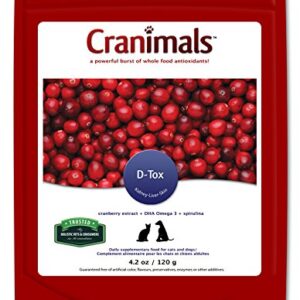 Cranimals D-Tox Supplement for Dogs, 4.2 oz