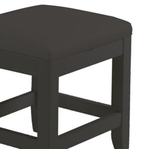 Home Styles Bedford Black Vanity Bench