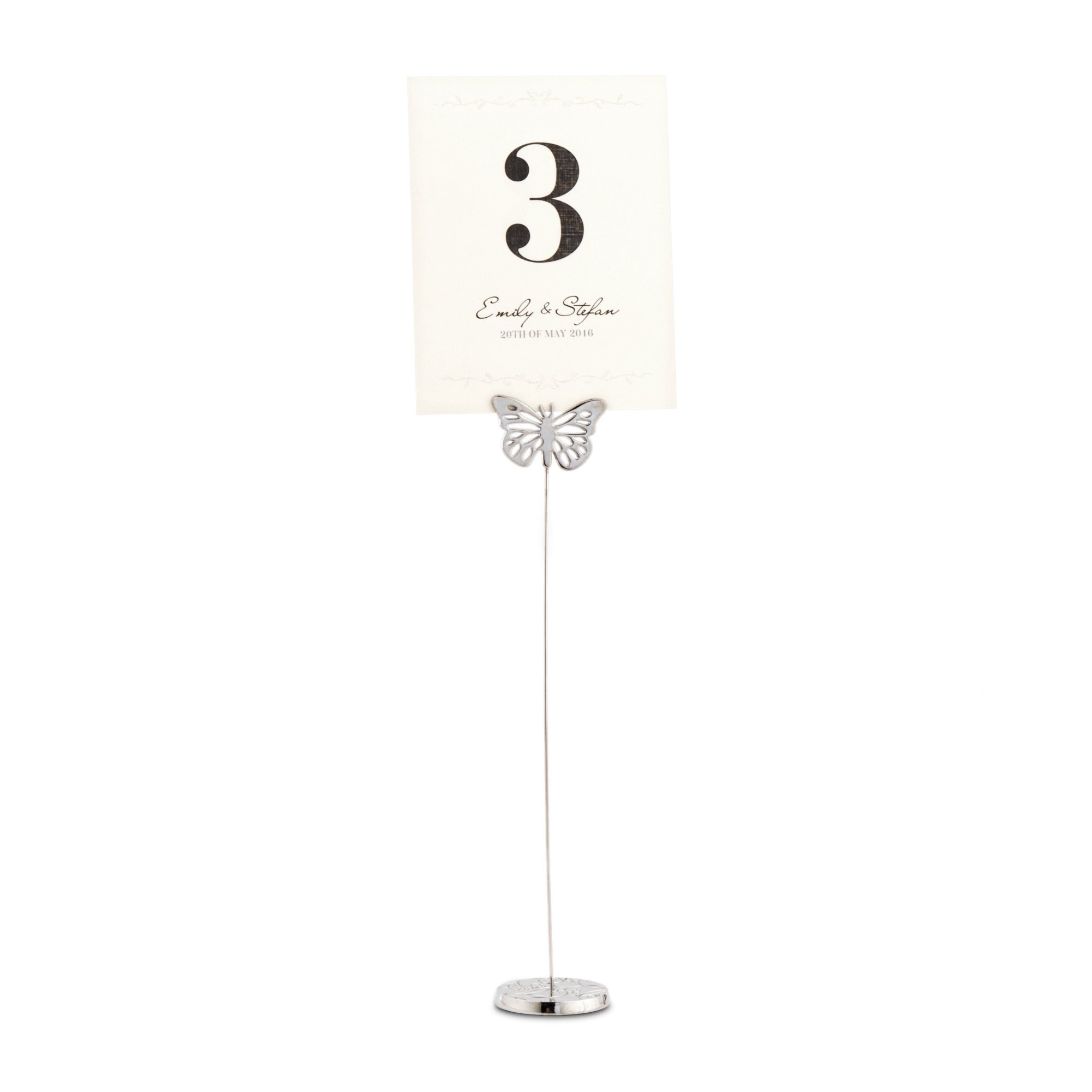 Butterfly Table Number Holders, 6/pk