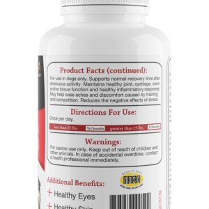 Hyalogic Pro Advanced HyaFlex for Dogs – Amazing Joint Support Supplement for Your Buddy – 30 Beef Flavored Wafers - Dog Joint Supplement w/Hyaluronic Acid, Glucosamine, MSM & Cynatine (30 Tablets)