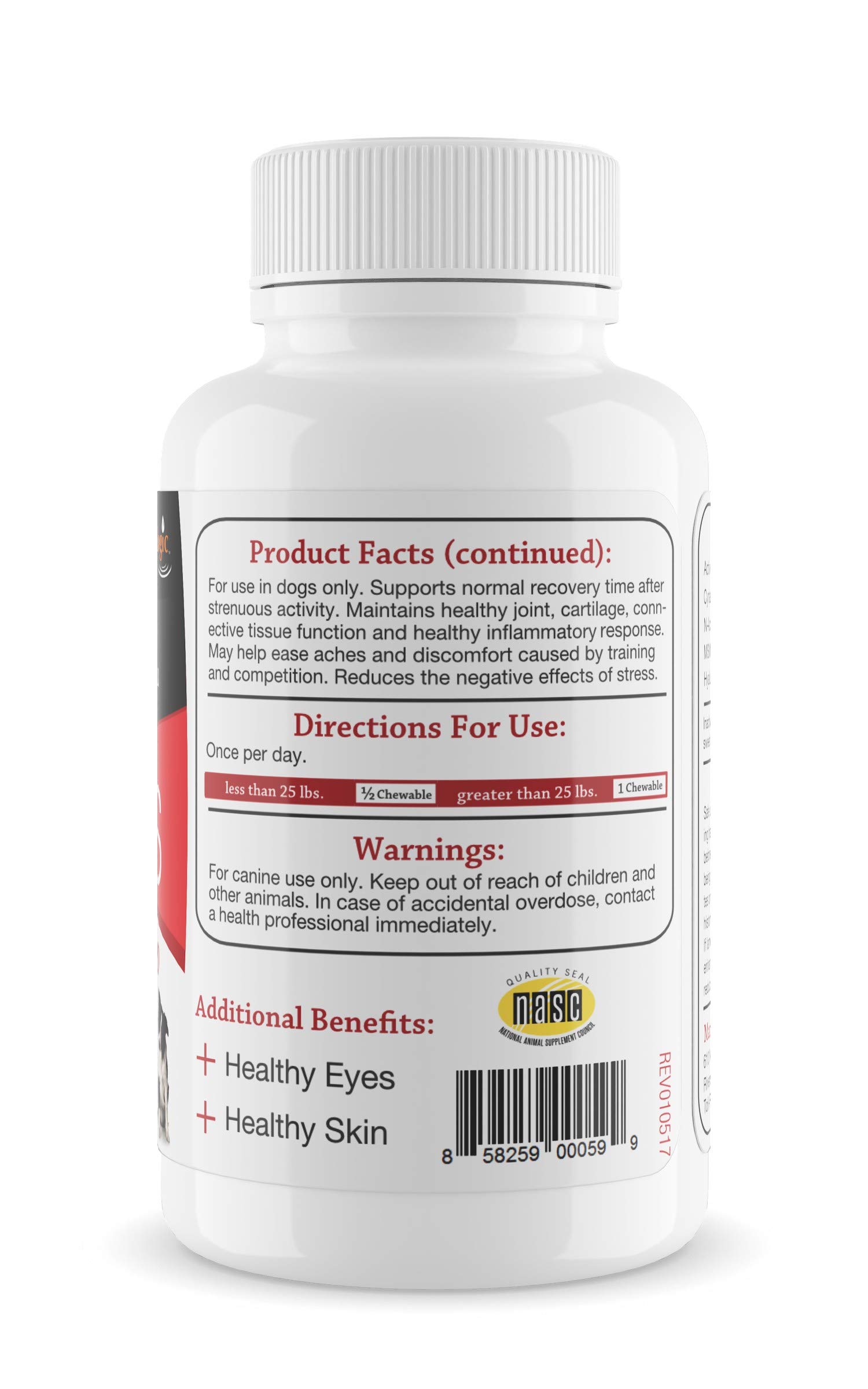 Hyalogic Pro Advanced HyaFlex for Dogs – Amazing Joint Support Supplement for Your Buddy – 30 Beef Flavored Wafers - Dog Joint Supplement w/Hyaluronic Acid, Glucosamine, MSM & Cynatine (30 Tablets)