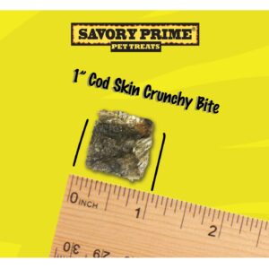 Savory Prime Cod Skin Crunchy Bites, 8-Ounce